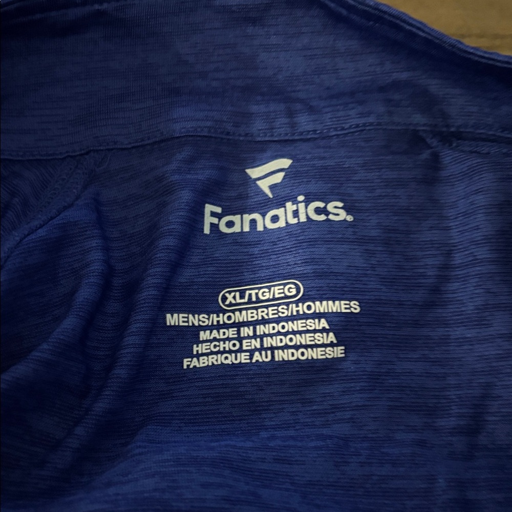 Fanatics Blue Performance Pullover - image 2